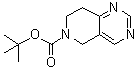 structure of CAS# 192869-49-1, 7,8-Dihydropyrido[4,3-d]pyrimidine-6(5H)-carboxylic acid 1,1-dimethylethyl ester