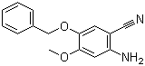 2-氨基-5-(苄氧基)-4-甲氧基苯腈分子结构 (CAS 192869-57-1)