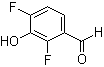 2,4-二氟-3-羟基苯甲醛分子结构 (CAS 192927-69-8)