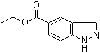 1H-吲唑-5-甲酸乙酯分子结构 (CAS 192944-51-7)