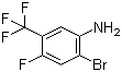 structure of CAS# 193090-60-7, 2-Bromo-4-fluoro-5-trifluoromethylaniline