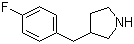 3-(4-氟苄基)吡咯烷分子结构 (CAS 193220-17-6)
