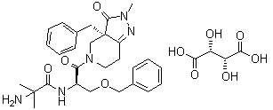 酒石酸卡莫瑞林分子结构 (CAS 193273-69-7)