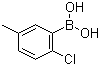 structure of CAS# 193353-35-4, 2-氯-5-甲基苯硼酸