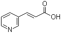 structure of CAS# 19337-97-4, 3-(3-吡啶基)丙烯酸