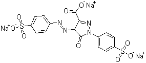 structure of CAS# 1934-21-0, Acid Yellow 23