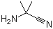 structure of CAS# 19355-69-2, 2-Amino-2-methylpropanenitrile