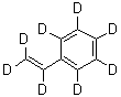 structure of CAS# 19361-62-7, Perdeuteriostyrene