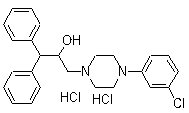 CAS # 193611-72-2, BRL 15572, 4-(3-Chlorophenyl)-alpha-(diphenylmethyl)-1-piperazineethanol dihydrochloride