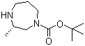 structure of CAS# 194032-32-1, (S)-六氢-3-甲基-1H-1,4-二氮杂卓-1-羧酸叔丁酯