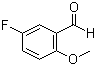 5-氟-2-甲氧基苯甲醛分子结构 (CAS 19415-51-1)