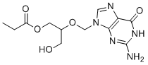 structure of CAS# 194159-18-7, [2-[(2-氨基-6-氧代-1H-嘌呤-9-基)甲氧基]-3-羟基丙基]丙酸酯