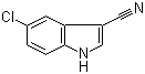 5-氯-3-氰基吲哚分子结构 (CAS 194490-14-7)