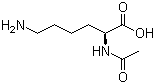 N-乙酰-L-赖氨酸分子结构 (CAS 1946-82-3)