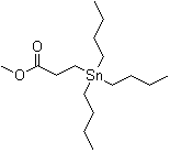 CAS # 19464-44-9, 3-(Tributyltin)propionic acid methyl ester, Methyl 3-(tributylstannyl)propanoate, Methyl 3-(tributylstannyl)propionate, NSC 179741, NSC 195321, Tributyl[2-(methoxycarbonyl)ethyl]stannane