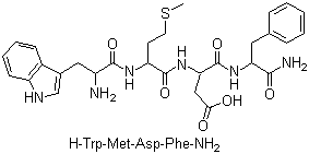 四肽胃泌素分子结构 (CAS 1947-37-1)
