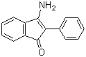 CAS # 1947-47-3, 3-Amino-2-phenylindone, 3-Amino-2-phenyl-1H-inden-1-one, 3-Amino-2-phenylindene-1-one, NSC 156175