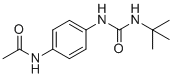 1-(4-乙酰氨基苯基)-3-叔-丁基脲分子结构 (CAS 194723-33-6)