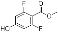 2,6-二氟-4-羟基苯甲酸甲酯分子结构 (CAS 194938-88-0)