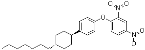 CAS # 194939-20-3, trans-1-[4-(4-Heptylcyclohexyl)phenoxy]-2,4-dinitrobenzene