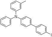 N-(4'-碘联苯-4-基)-N-(3-甲基苯基)苯胺分子结构 (CAS 195443-34-6)