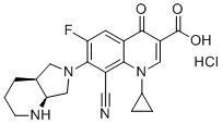 普拉沙星盐酸盐分子结构 (CAS 195532-14-0)