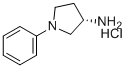 structure of CAS# 1955474-17-5, (S)-1-苯基吡咯烷-3-胺盐酸盐