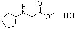 structure of CAS# 195877-46-4, N-环戊基甘氨酸甲酯盐酸盐