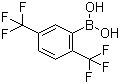 structure of CAS# 196083-18-8, 2,5-二(三氟甲基)苯硼酸