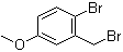 2-溴-5-甲氧基溴苄分子结构 (CAS 19614-12-1)