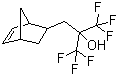 3-(双环[2.2.1]庚-5-烯-2-基)-1,1,1-三氟-2-三氟甲基丙-2-醇分子结构 (CAS 196314-61-1)
