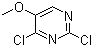 structure of CAS# 19646-07-2, 2,4-二氯-5-甲氧基嘧啶