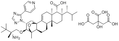 柠檬酸依布昔芬分子结构 (CAS 1965291-08-0)