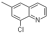 structure of CAS# 19655-46-0, 8-氯-6-甲基喹啉