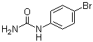 structure of CAS# 1967-25-5, 4-溴苯基脲