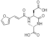 N-[3-(2-呋喃基)-1-氧代-2-丙烯基]-L-alpha-天冬氨酰-L-丙氨酸分子结构 (CAS 196791-00-1)