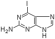 structure of CAS# 19690-23-4, 2-氨基-6-碘嘌呤