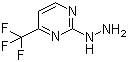 structure of CAS# 197305-97-8, 2-Hydrazino-4-(trifluoromethyl)pyrimidine