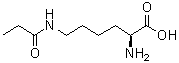 N6-(1-氧代丙基)-L-赖氨酸分子结构 (CAS 1974-17-0)