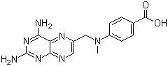 4-氨基-4-脱氧-10-甲基蝶酸分子结构 (CAS 19741-14-1)