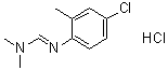 氯苯脒单盐酸盐分子结构 (CAS 19750-95-9)