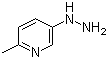 5-肼基-2-甲基吡啶分子结构 (CAS 197516-48-6)