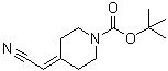 4-氰基亚甲基哌啶-1-羧酸叔丁酯分子结构 (CAS 197569-11-2)