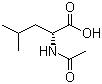 structure of CAS# 19764-30-8, N-乙酰基-D-亮氨酸