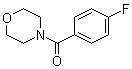 4-(4-氟苯甲酰基)吗啉分子结构 (CAS 1978-65-0)