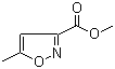 5-甲基异恶唑-3-羧酸甲酯分子结构 (CAS 19788-35-3)