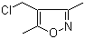CAS # 19788-37-5, 4-Chloromethyl-3,5-dimethylisoxazole, 4-(Chloromethyl)-3,5-dimethylisoxazole, 4-(Chloromethyl)-3,5-dimethyl-1,2-oxazole