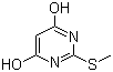 structure of CAS# 1979-98-2, 4,6-二羟基-2-甲巯基嘧啶
