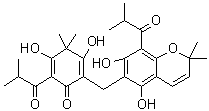 湿生金丝桃素 B分子结构 (CAS 19809-79-1)