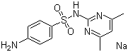 structure of CAS# 1981-58-4, Sulfamethazine sodium salt